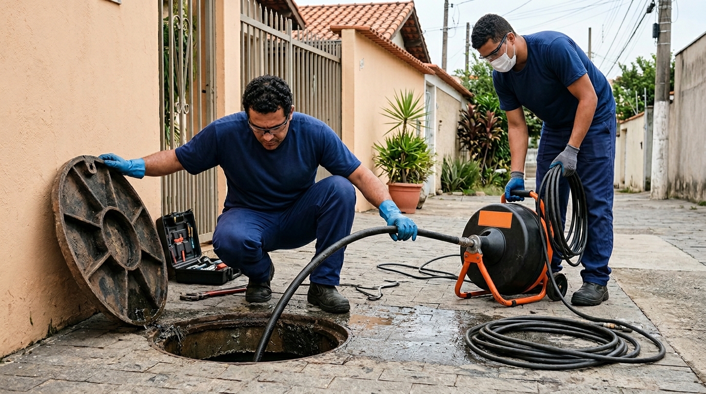 Desentupimento de Esgoto em Maringá‑PR
