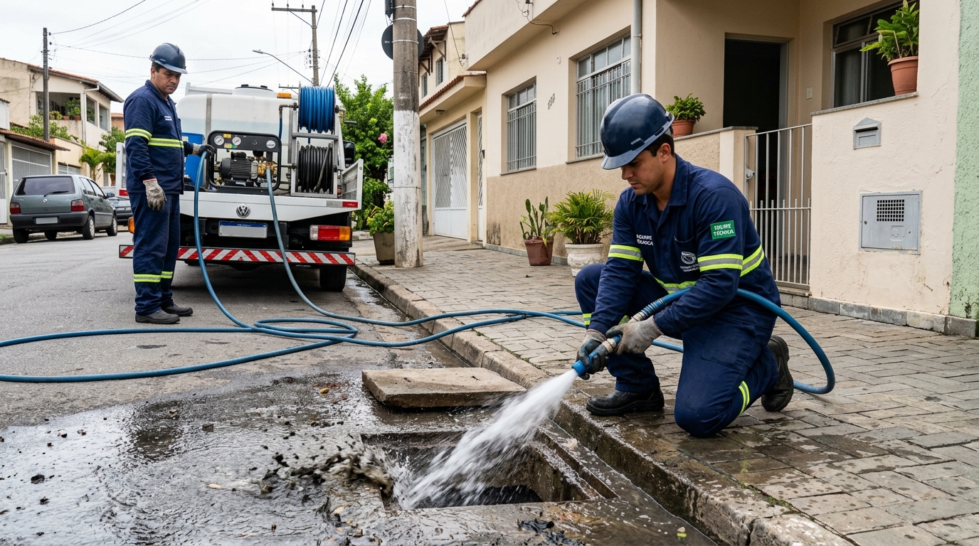 Hidrojateamento de Alta Pressão em Maringá‑PR