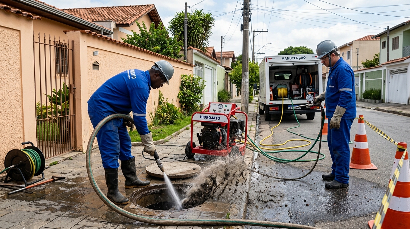 Hidrojateamento de Alta Pressão em Maringá‑PR