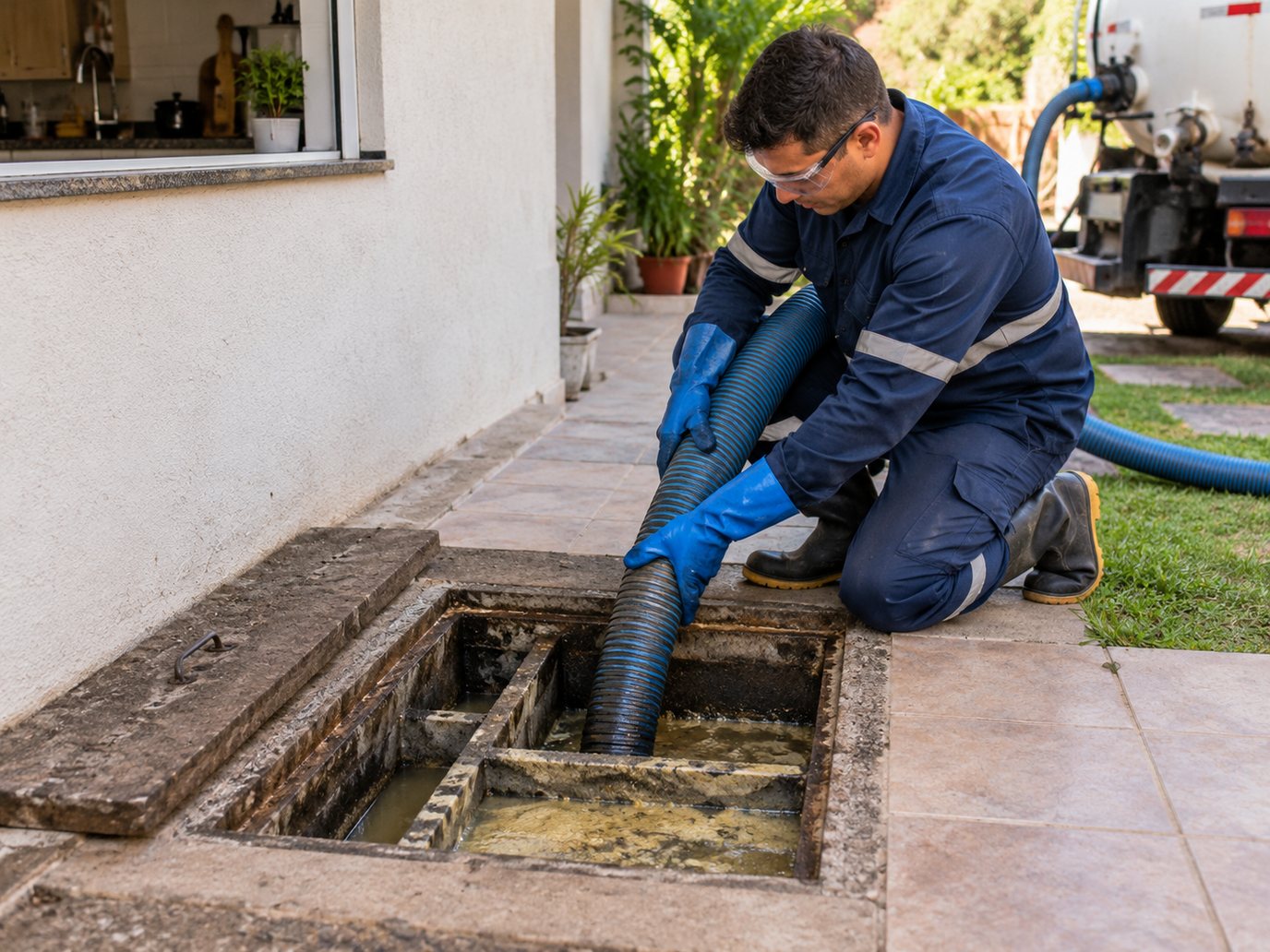 Limpeza de Caixa de Gordura em Maringá‑PR