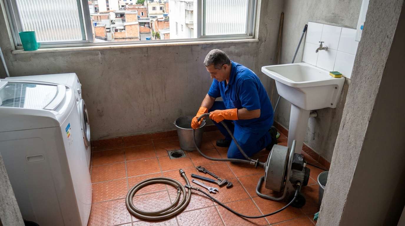 Limpeza Profunda de Ralos na Cidade Industrial, Maringá‑PR